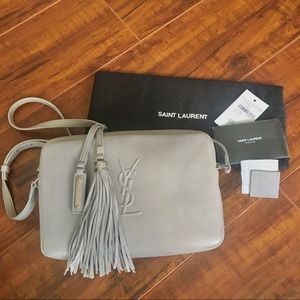 AUTHENTIC SAINT LAURENT YSL LOU TASSEL CAMERA BAG